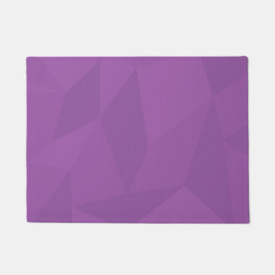 Paarse, geometrische, coole, trendmatige, moderne, deurmat