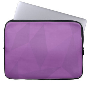 Paarse, geometrische, coole, trendmatige, moderne, laptop sleeve