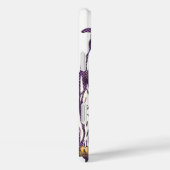 Paarse Geometrische Owl familie Case-Mate iPhone Case (Achterkant / Rechts)