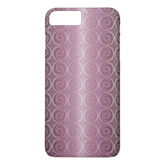 paarse geometrische tekening Case-Mate iPhone case (Achterkant)