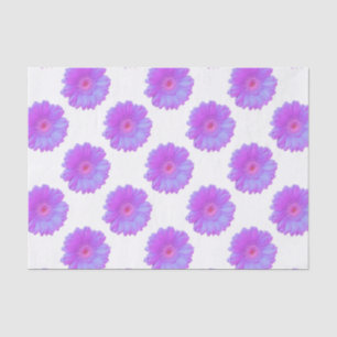 Paarse gerbera daisy tissuepapier