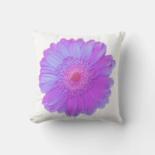 Paarse gerbera kussen