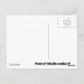 Paarse gevoelens briefkaart (Achterkant)