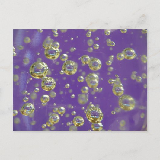 Paarse gevoelens briefkaart (Voorkant)