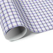 Paarse Gingham Cadeaupapier (Rol Hoek)