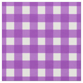 Paarse Gingham Check Stof (Close Up)