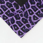 PAARSE GIRAFFE AFDRUKFLEECE BLANKET FLEECE DEKEN (Hoek)