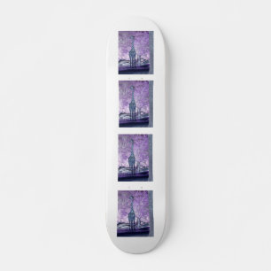 Paarse Giraffes Skateboard