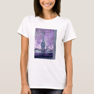 Paarse Giraffes T-shirt
