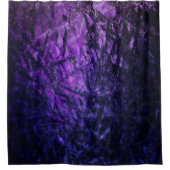 Paarse Glam Abstracte Patroon Douchegordijn (Voorkant)