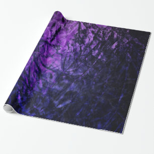 Paarse Glam Abstracte Verjaardagsfeestje Cadeaupapier