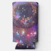 Paarse Glam Disco Party Mirror Ball Bachelorette (Achterkant)