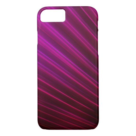 Paarse glasvezel Optisch ventilatorontwerp Case-Mate iPhone Case (Achterkant)