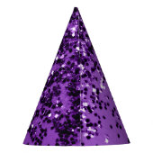 PAARSE glitter #2 (Faux Glitter) #sjiny #decor Feesthoedjes (Achterkant)