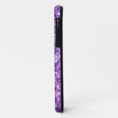 Paarse Glitter-blik Case-Mate iPhone Case (Achterkant/links)