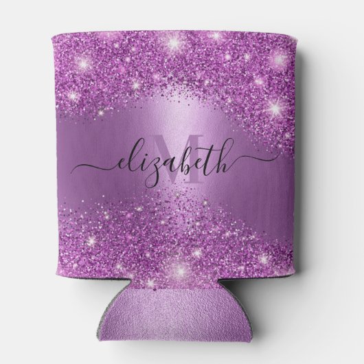 Paarse Glitter Blikjeskoeler (Achterkant)