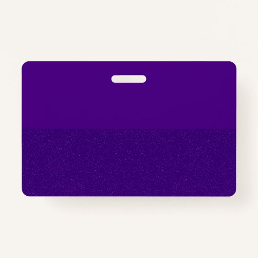 Paarse Glitter Bottom Half Badge –  (Voorkant)