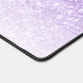 Paarse glitter bureaumat (Hoek)