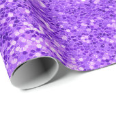paarse glitter cadeaupapier (Rol Hoek)