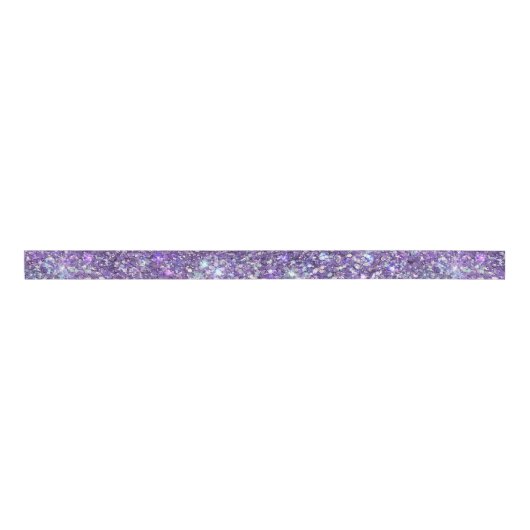 Paarse glitter Confetti Sparkle Grosgrain Lint (Voorkant)