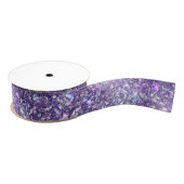 Paarse glitter Confetti Sparkle Grosgrain Lint (Spoel)