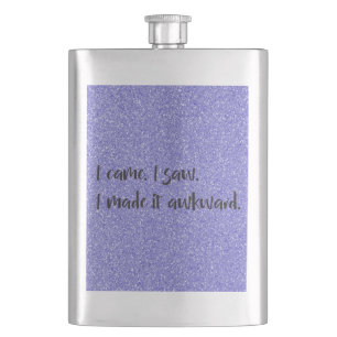 Paarse glitter die ik heb gemaakt... flacon
