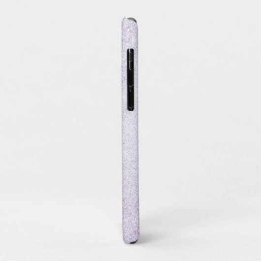 Paarse glitter hartenlavendel Case-Mate iPhone case (Achterkant/links)