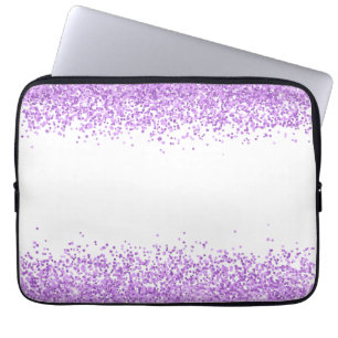 Paarse Glitter iPad Air Cover Laptop Sleeve