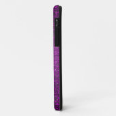 Paarse Glitter iPhone 5 Mate Barely There™ Hoesje (Achterkant/links)
