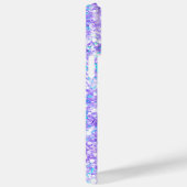 Paarse glitter iriserende glam meisjeshandtekening Case-Mate iPhone case (Achterkant / Rechts)