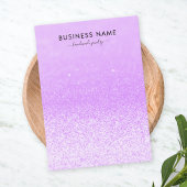 Paarse Glitter Lights Oorbel Sieraden Display Visitekaartje
