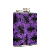 Paarse glitter Lips #2 Heupfles (Rechts)