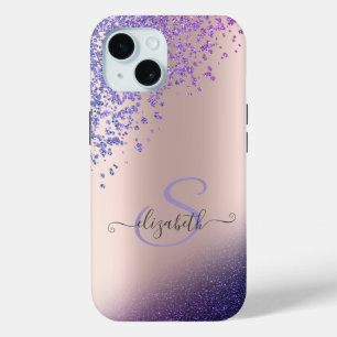 Paarse Glitter Ombre Diamanten