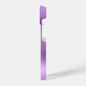 Paarse Glitter Persoonlijk iPhone Hoesje (Linkerkant)