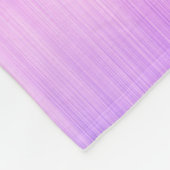 Paarse Glitter Sparkle Eyelashes Monogram Naam Fleece Deken (Hoek)