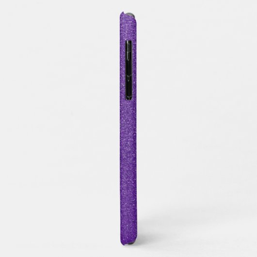 Paarse glitter, sprankeling, glitter achtergrond Case-Mate iPhone case (Achterkant/links)