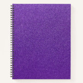 Paarse glitter, sprankeling, glitter achtergrond notitieboek (Voorkant)