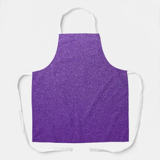 Paarse glitter, sprankeling, glitter achtergrond schort (Voorkant)