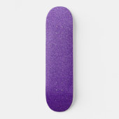 Paarse glitter, sprankeling, glitter achtergrond skateboard (Voorkant)