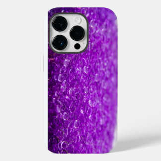 Paarse glitterkristallen iPhone 14 plus hoesje