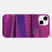 paarse golven Case-Mate iPhone case (Achterkant (horizontaal))