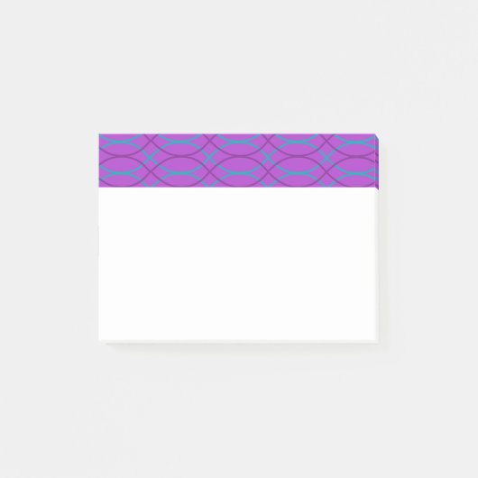 Paarse golven post-it® notes (Voorkant)