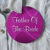 Paarse golven vader van de bride ronde button 6,0 cm (In situ)