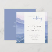 Paarse gordijngebergte kaart (Voorkant / Achterkant)