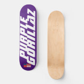 PAARSE GORILLAZ Skateboard (Voorkant)