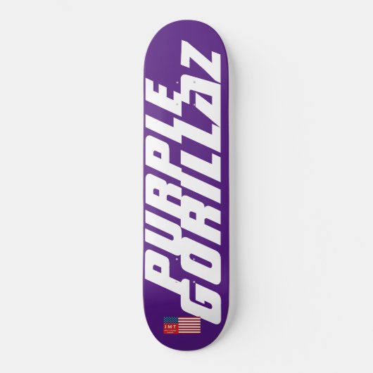 PAARSE GORILLAZ Skateboard (Voorkant)