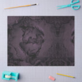 Paarse Gothic Waterverf Peony Tissuepapier (Craft)