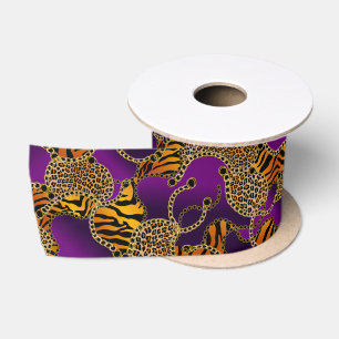 Paarse Gouden Barok Luxe Cocktailparty Lint