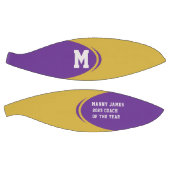 Paarse gouden gepersonaliseerde basketbal (Panelen)