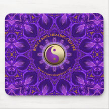 Paarse Gouden Roze Energie Healing Mandala